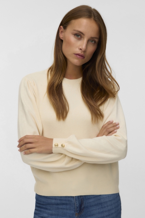 Vero Moda vmhollykaris ls o-neck pullover boo